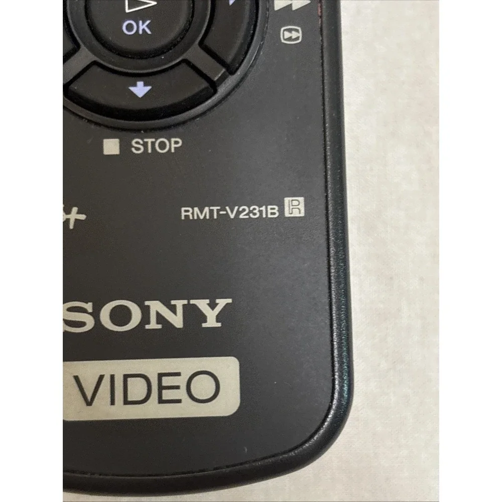 Sony RMT-V231B VCR Plus+ Video Cassette Recorder Remote Control Black